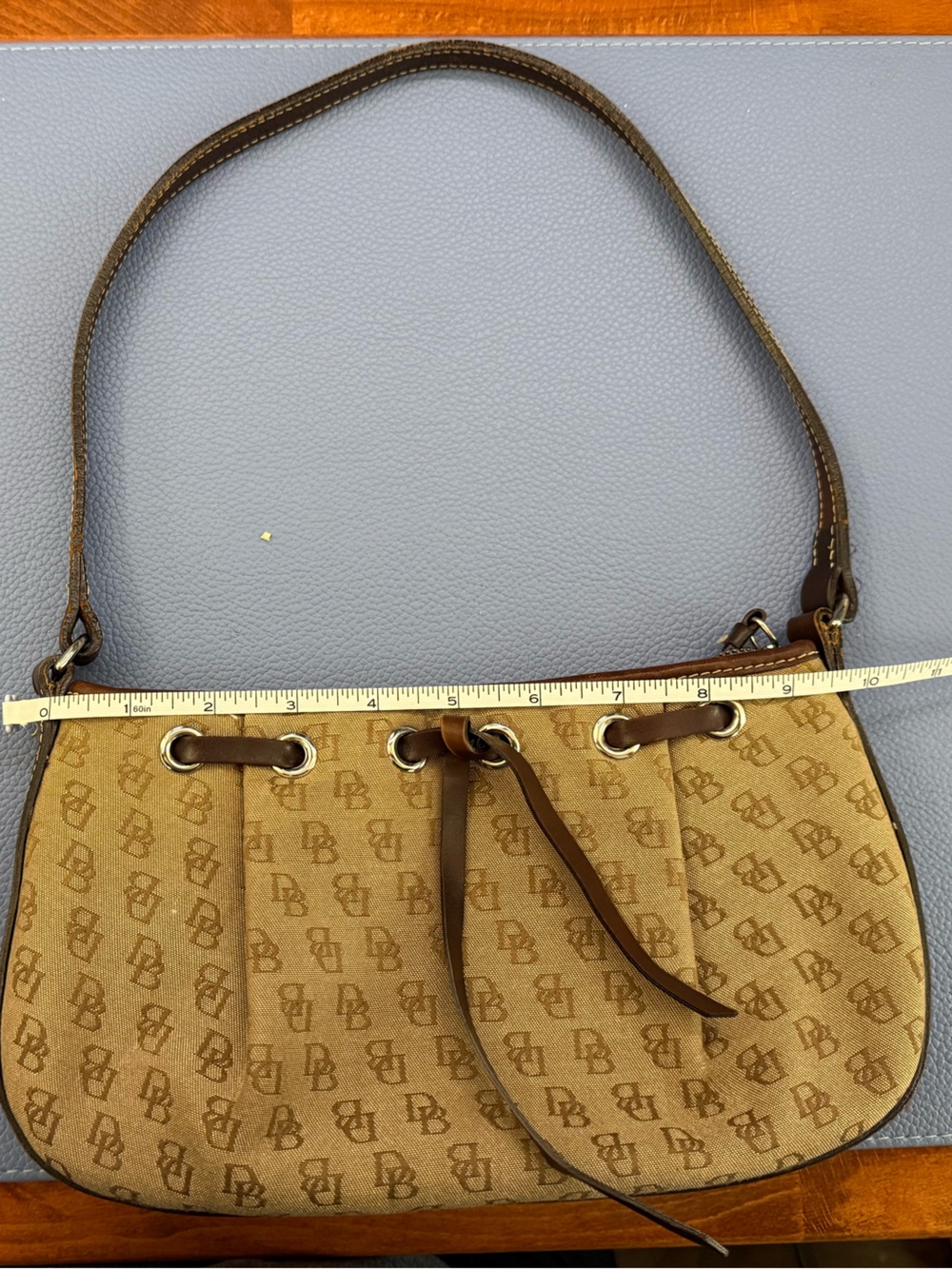 Vintage dooney and bourke Monogram Shoulder Bag